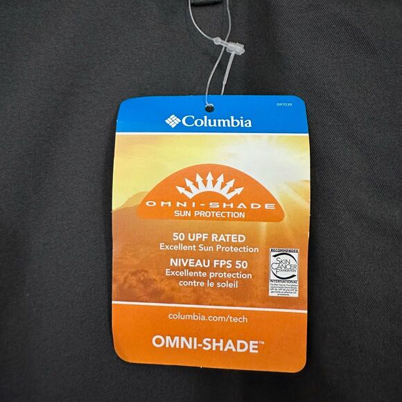 COLUMBIA Red Bluff Cargo Shorts Gray Omni-Shade Cotton Outdoor NWT - Picture 10 of 11